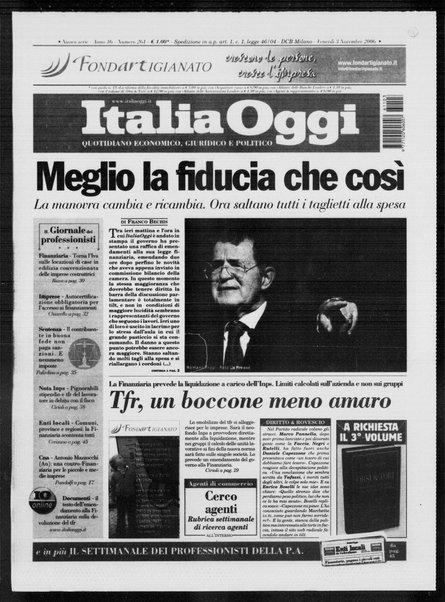 Italia oggi : quotidiano di economia finanza e politica